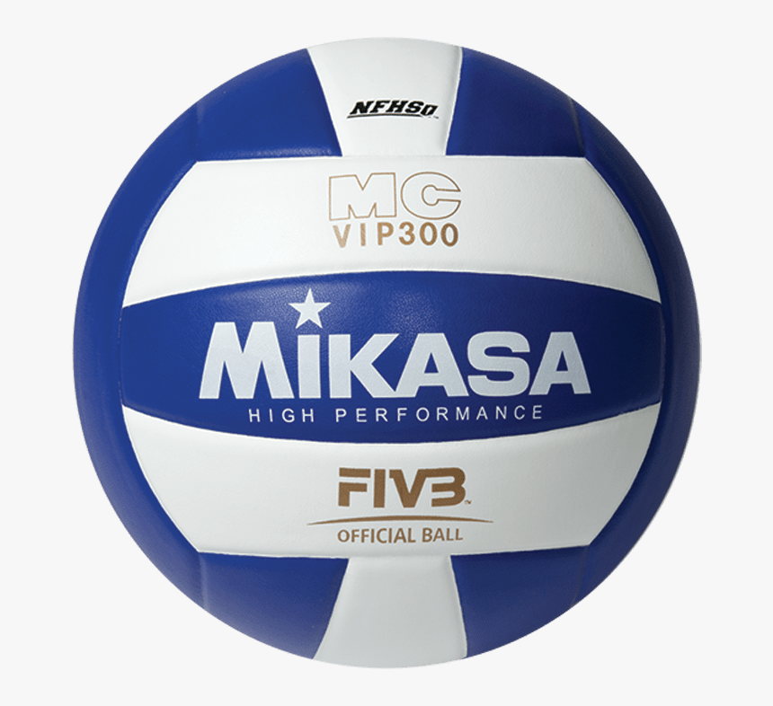 Mikasa High Performance Composite Ball Blue White - Mikasa Vip300 Volleyball, HD Png Download