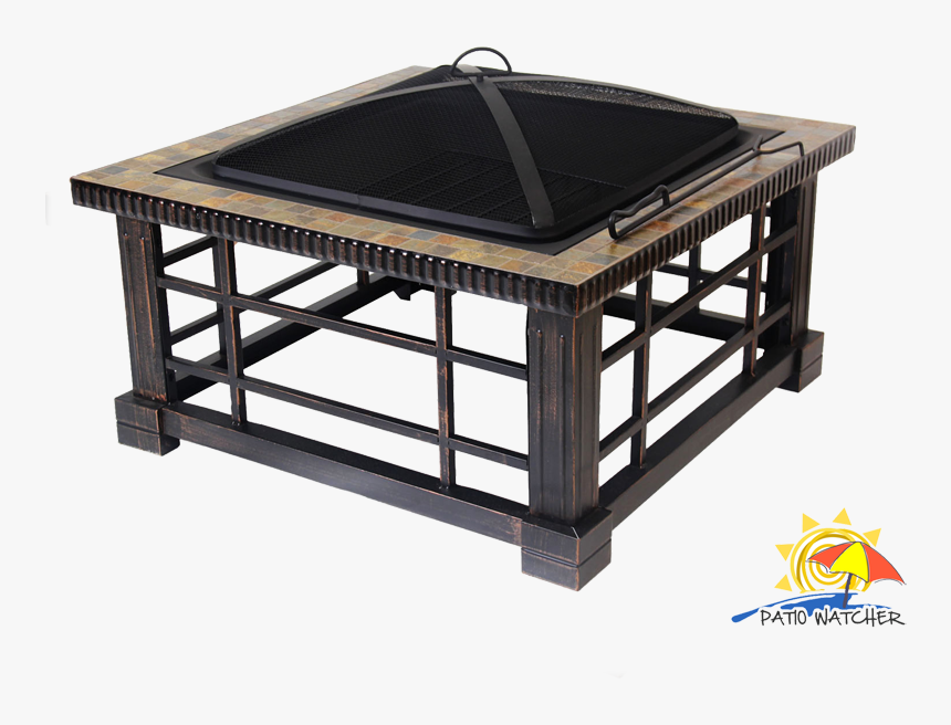 30-inch Square Backyard Me Tal Stove Firepit Fire Table - Fireplace, HD Png Download