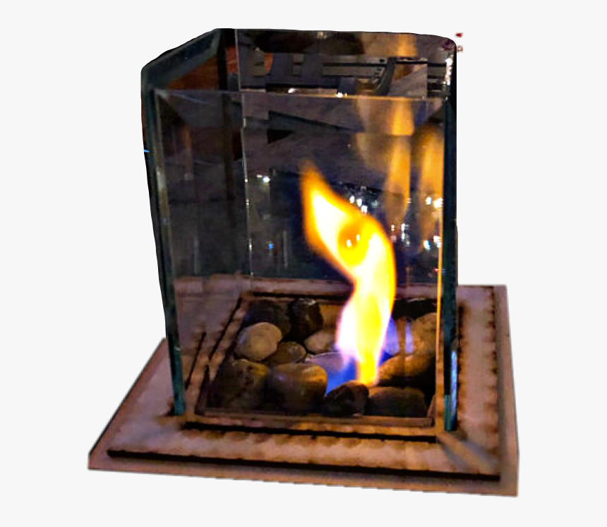 #lantern #firepit #fire #rocks #remixit #freetoedit - Flame, HD Png Download