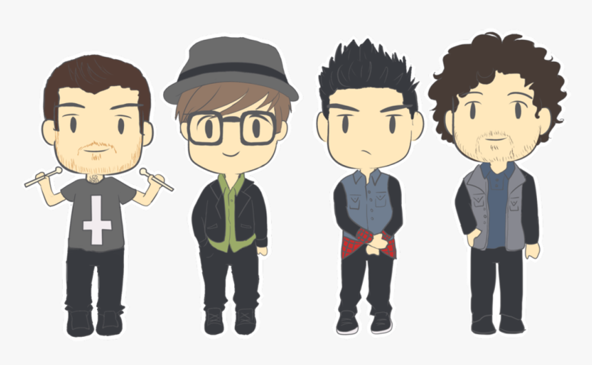 Chibi Fob , Png Download - Fall Out Boy Kawaii, Transparent Png
