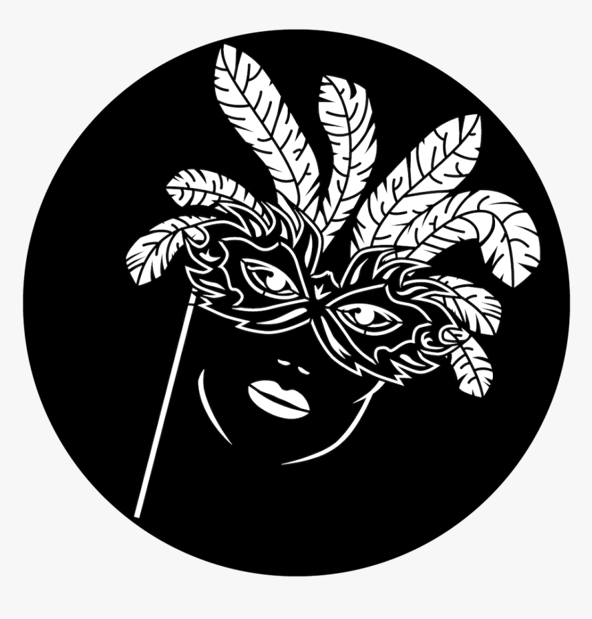 Apollo Mask - Me-6071 - Mardi Gra Gobos, HD Png Download