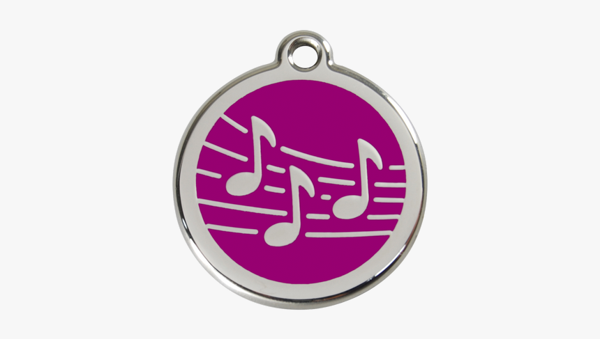 Dog Id Tag Music Notes, HD Png Download