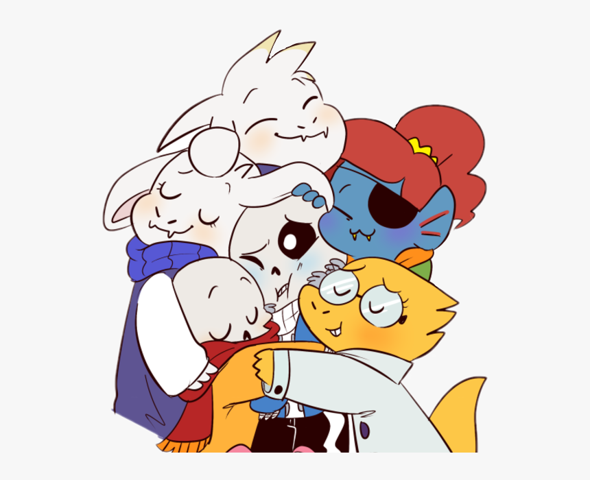 #undertale #littletale #sans #papyrus #undyne #alphys - Littletale Alphys And Undyne, HD Png Download