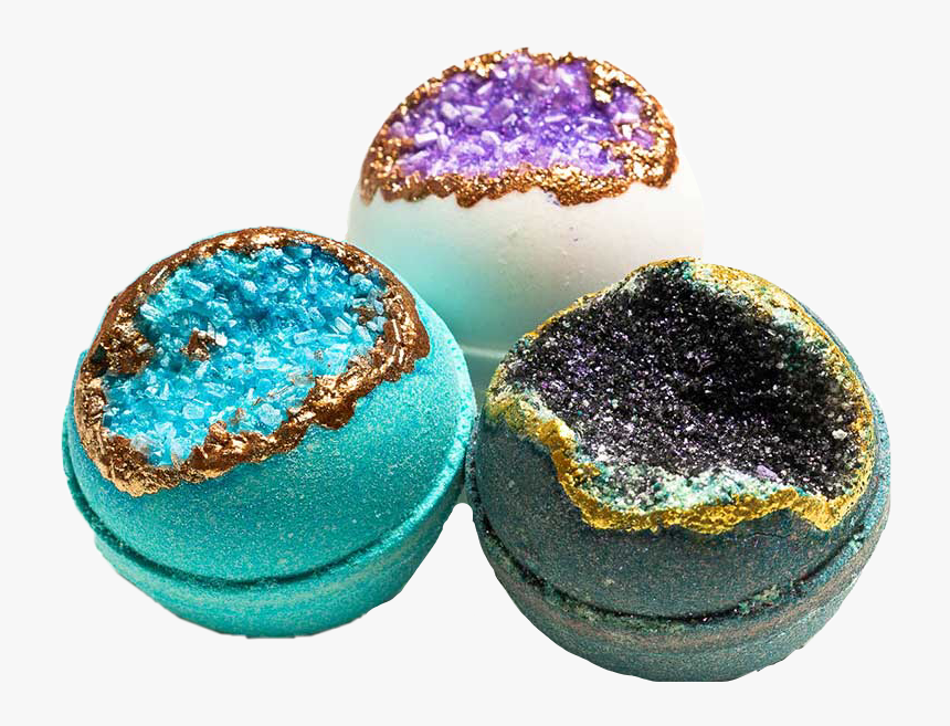 #bath #bathbomb #bathbombs #bomb #bombs #geode #crystals - Geode Bath Bomb, HD Png Download