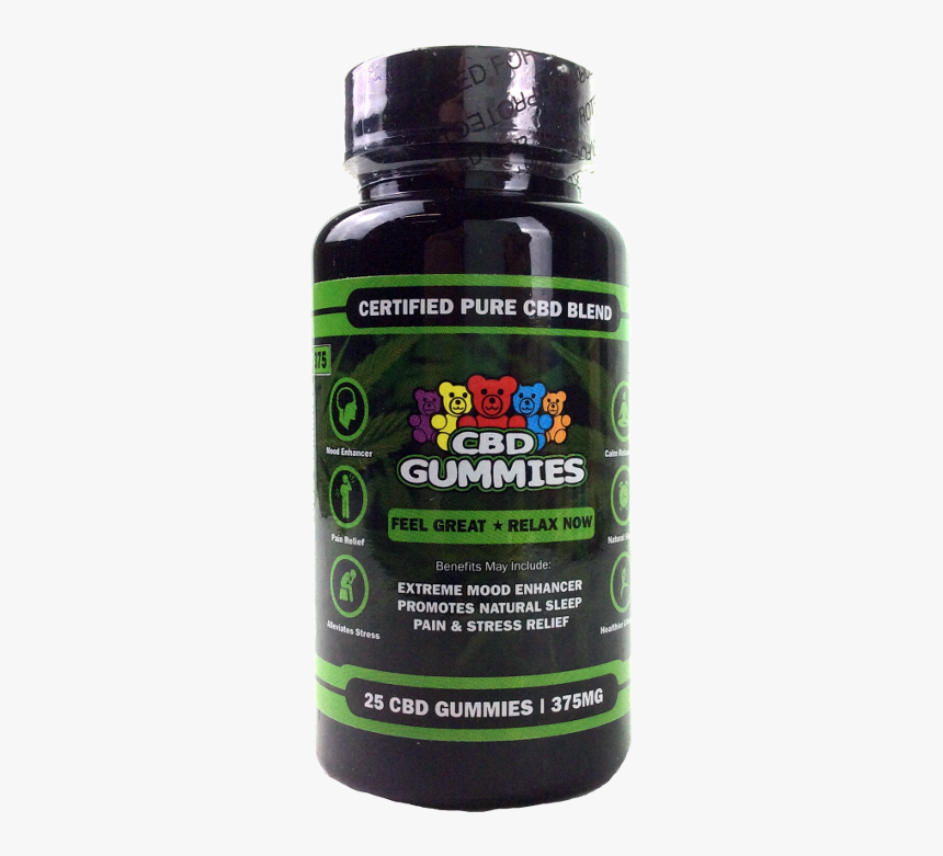 Cbd Hemp Bombs Gummies Hb 25 / 375 Mg Btl - Hemp Bombs Cbd Gummies 25 Count, HD Png Download