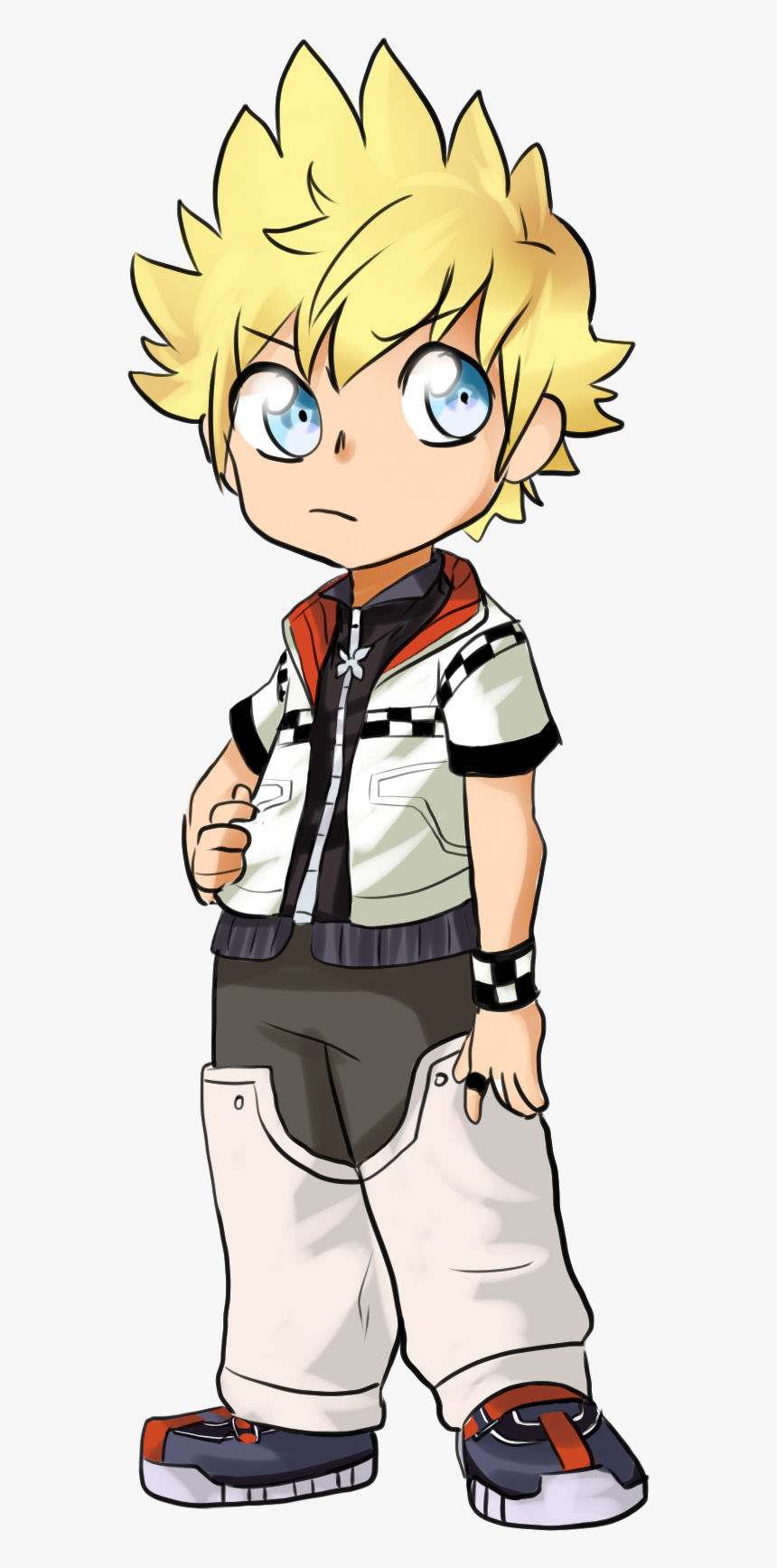 Roxas Sticker Now Available On Redbubble~ - Cartoon, HD Png Download