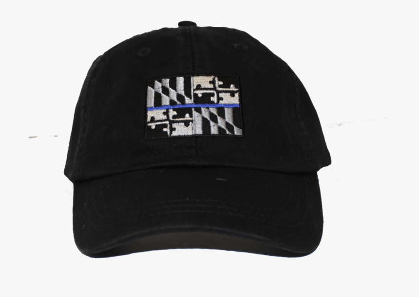 Maryland Flag Blue Line / Baseball Hat - Hat, HD Png Download