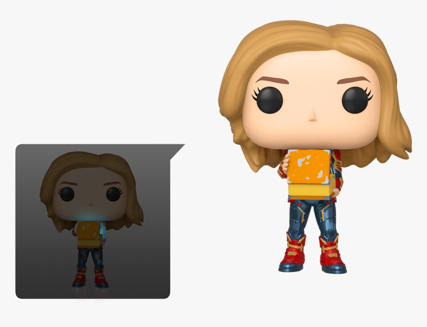 Funko Pop Marvel Captain Marvel, HD Png Download