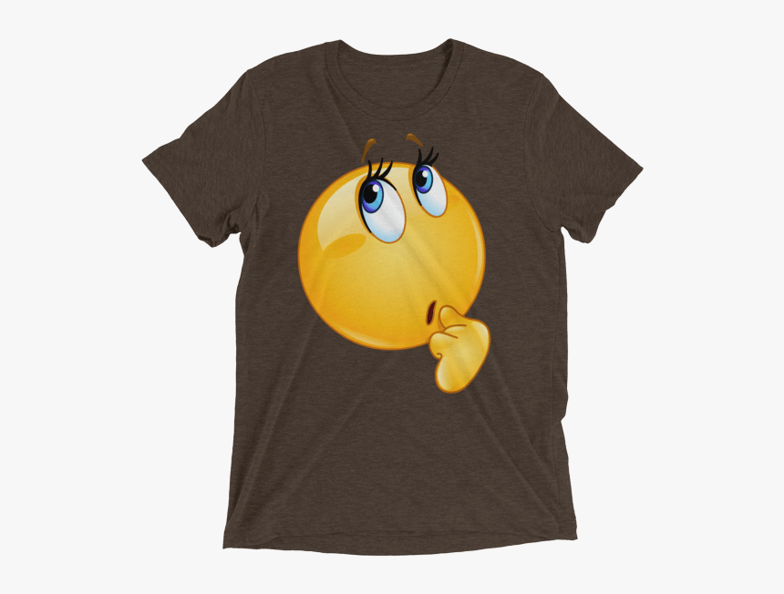 Funny Wonder Female Emoji Face T Shirt - T-shirt, HD Png Download