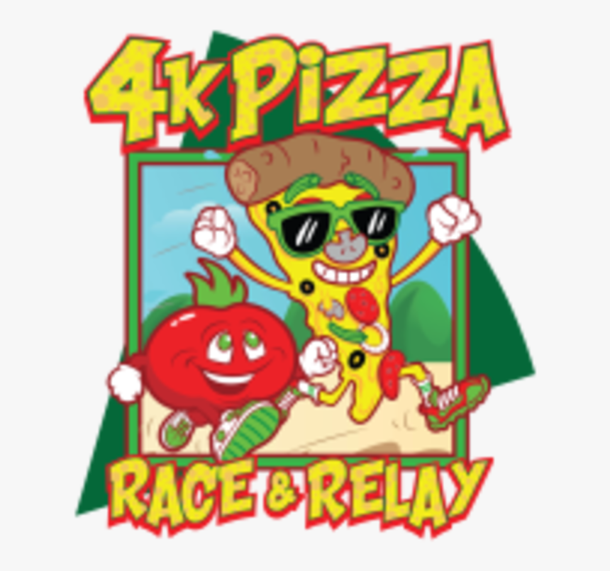 4k Pizza Race & Relay - Cartoon, HD Png Download