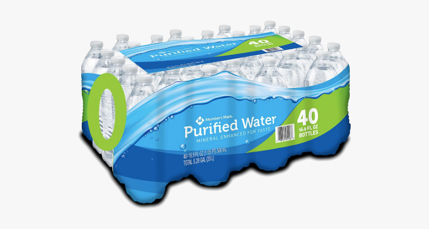 Members Mark Purified Water, HD Png Download