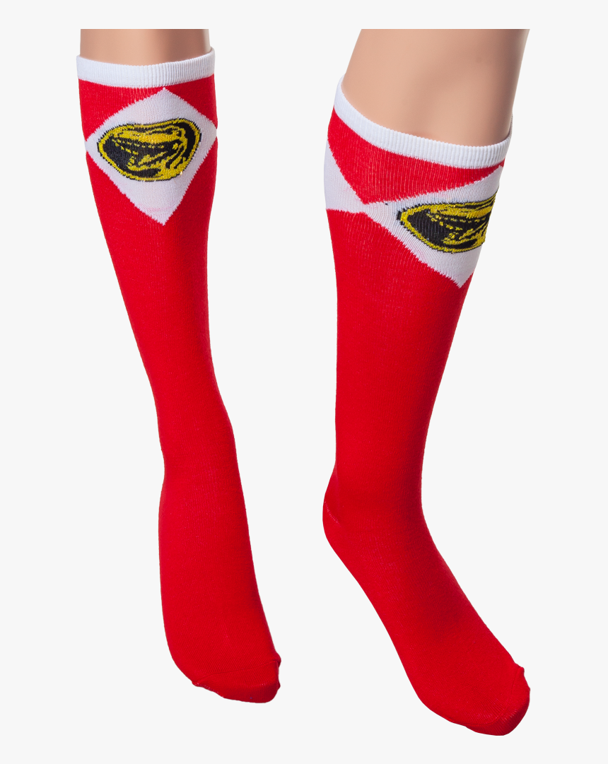Red Ranger Mighty Morphin - Sock, HD Png Download