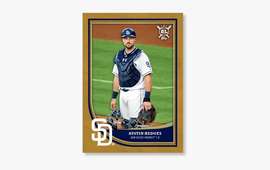 2018 Topps Big League Baseball Austin Hedges Base Poster - Baseball Positions, HD Png Download