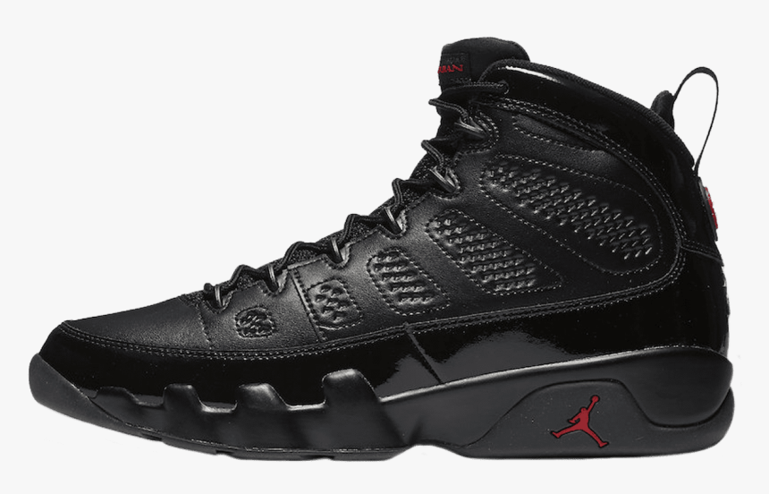 all black jordan retro 9