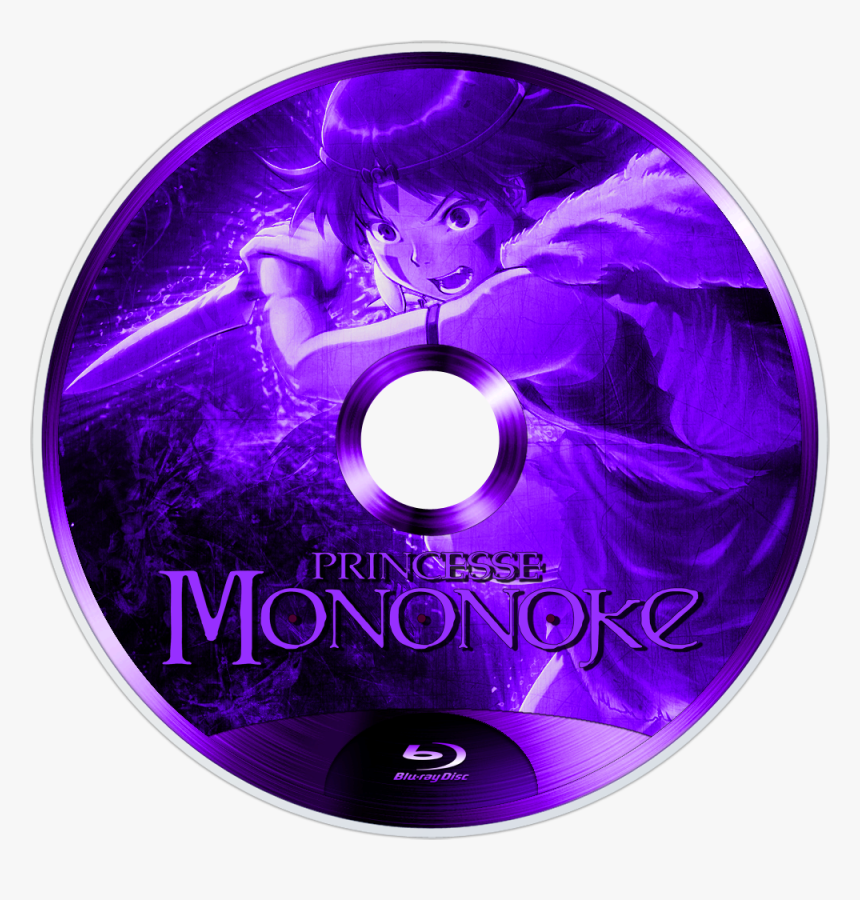 Princess Mononoke Label Blu Ray, HD Png Download
