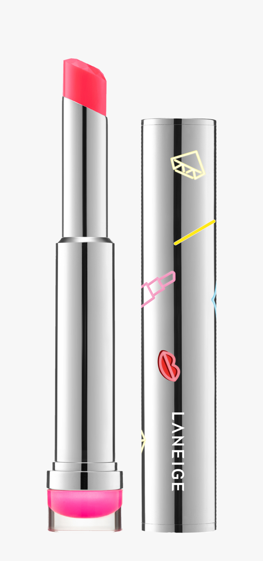 Laneige Holiday Stained Glass Stick Neon Pk Open Front, HD Png Download