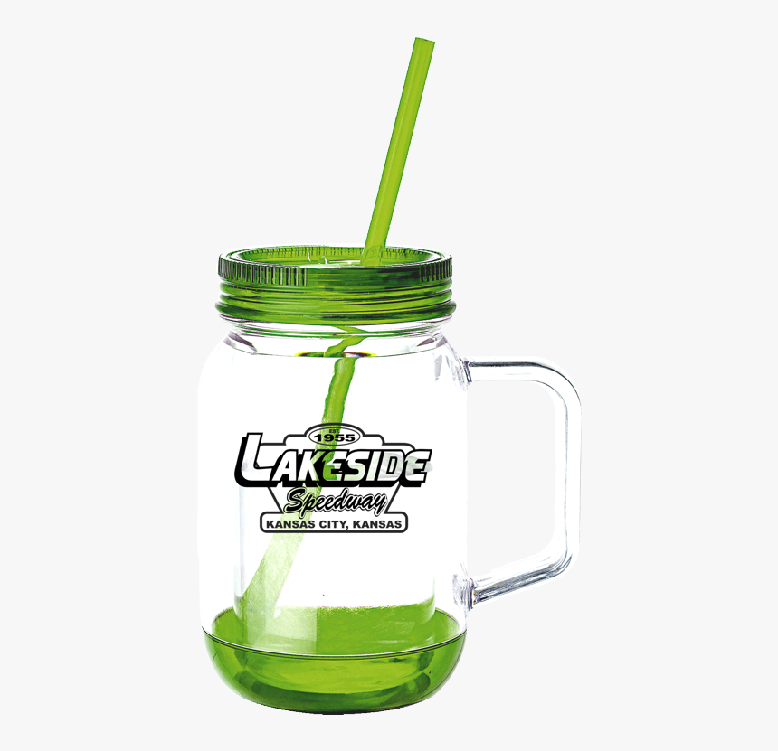 Km8102 Mason Jar Handle Grn Lakeside - Mason Jar, HD Png Download
