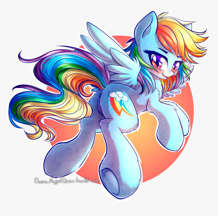 Transparent Angel Wings Png Tumblr - Mlp Rainbow Dash Drawing, Png Download