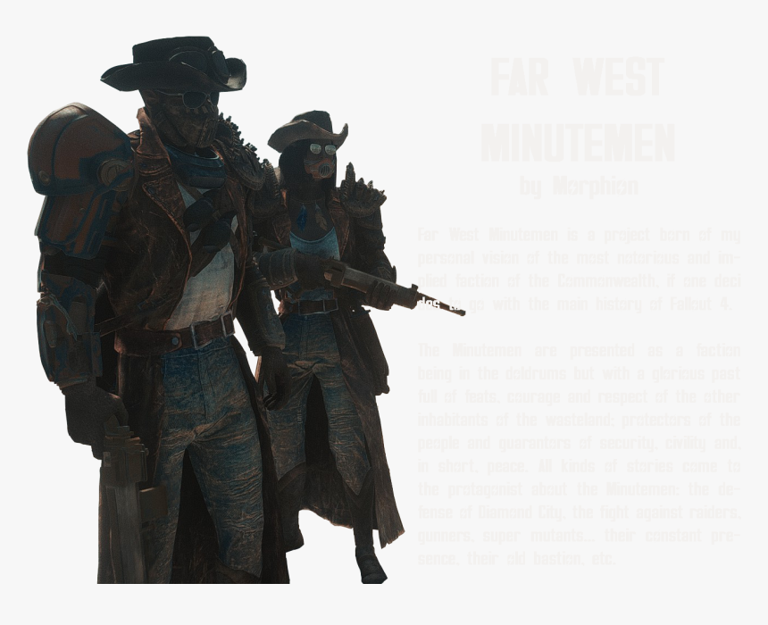 Fallout 4 Minutemen Brotherhood Of Steel Mod, HD Png Download