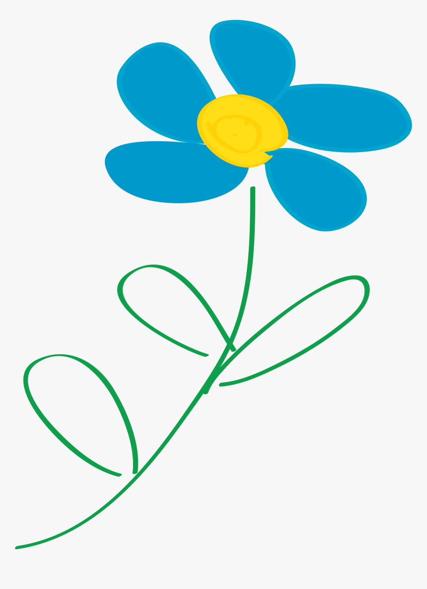 Whimsical Flowers Free Clip Art, HD Png Download
