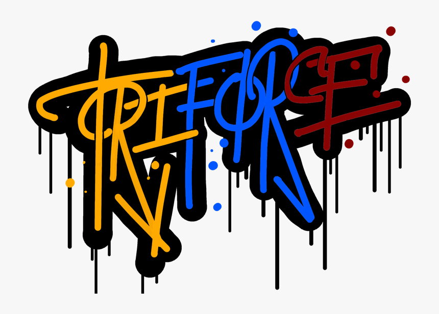 “triforce” Venezuela Streetart Graffiti Street Urban - Illustration, HD Png Download