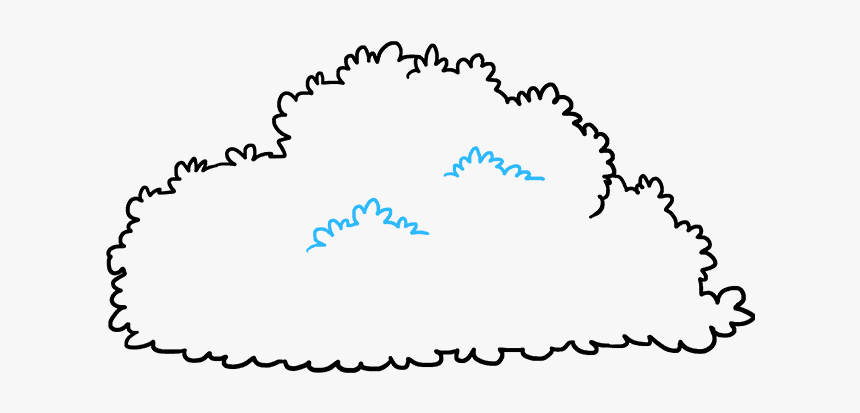 How To Draw Bush - Drawing Of A Bush, HD Png Download
