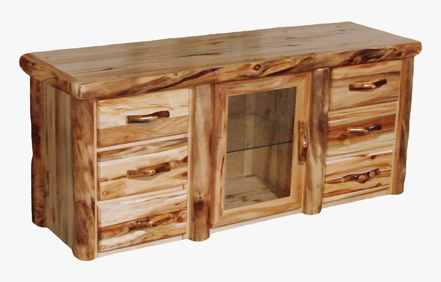 Aspen Log 6 Drawer Tv Stand - Hekman, HD Png Download