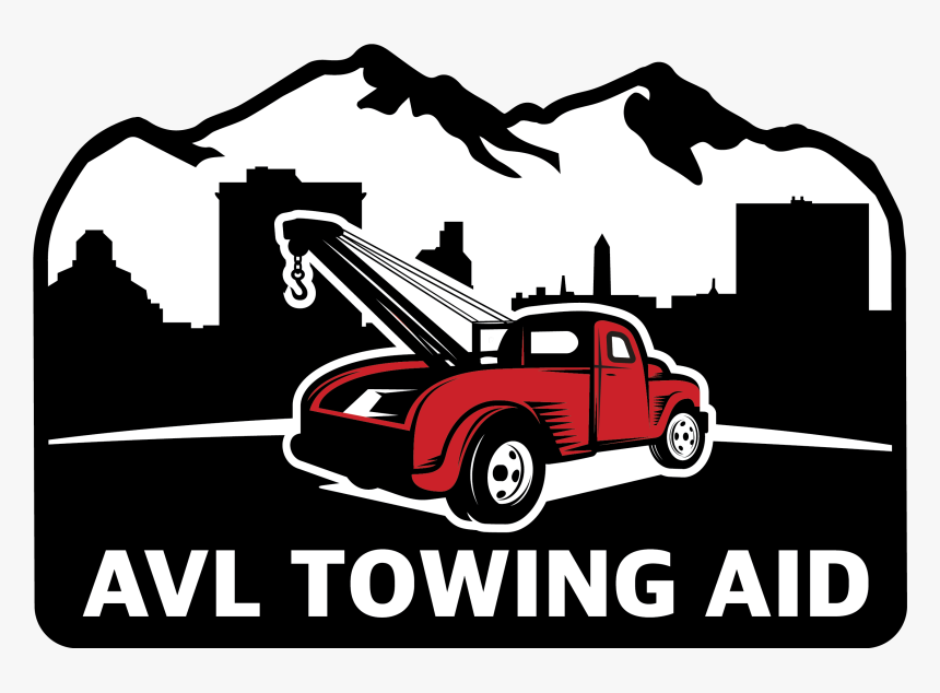 Clipart Tow Truck Towing A Car Clipart Royalty Free - Towing Car Logo, HD Png Download