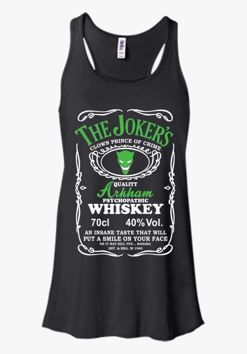The Joker Arkham Ladies Tee 
 Class - Black Concert Tank Top, HD Png Download