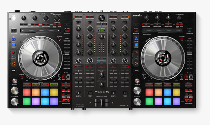 Rentals Pioneer Ddj Sx3 Dj Controller 
 Title Rentals - Pioneer Ddj Sx3, HD Png Download