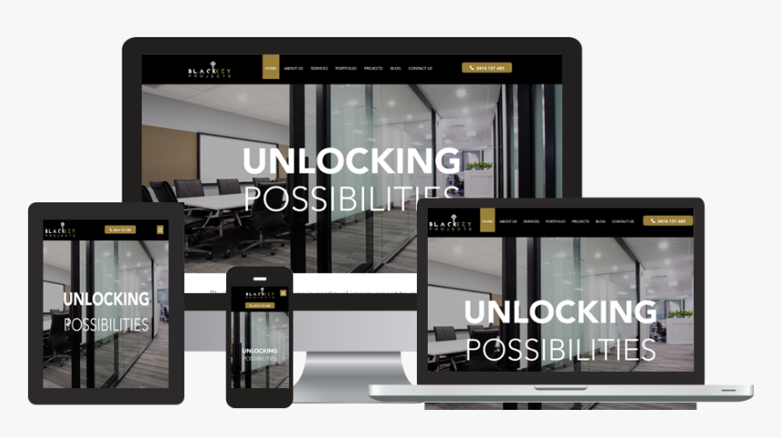 How Responsive Web Design Works For Your Business The - Led-backlit Lcd Display, HD Png Download