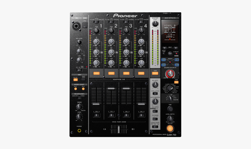 Pioneer Djm 750k Mixer, HD Png Download