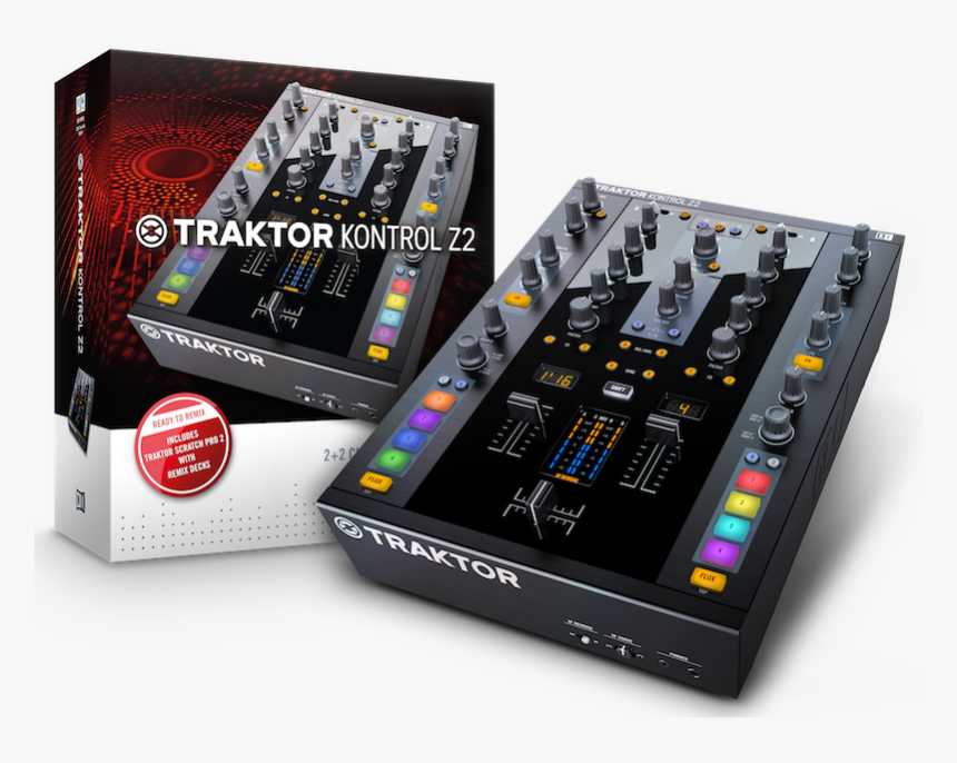 Traktor Kontrol Z2 Pack Shot, HD Png Download