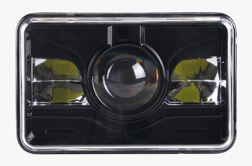 1 Pcs Dark Knight Rectangle Led Sealed Beam Headlights - Camera Lens, HD Png Download