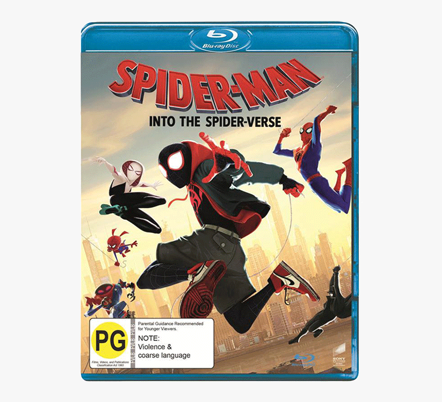 Bd Spiderman Into The Spiderverse - Spider Man Into The Spider Verse 2019 Bluray, HD Png Download
