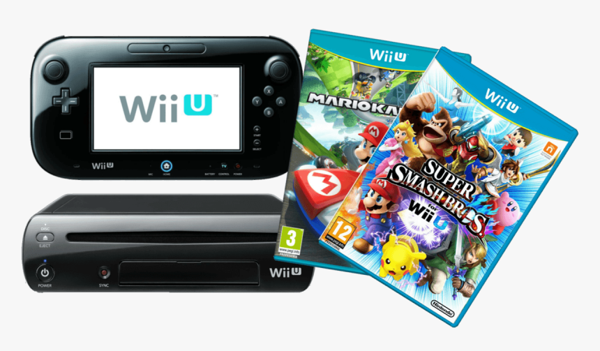 Pack Wii U Mario Kart 8 Super Smash Bros Consola - Wii U Gamepad, HD Png Download