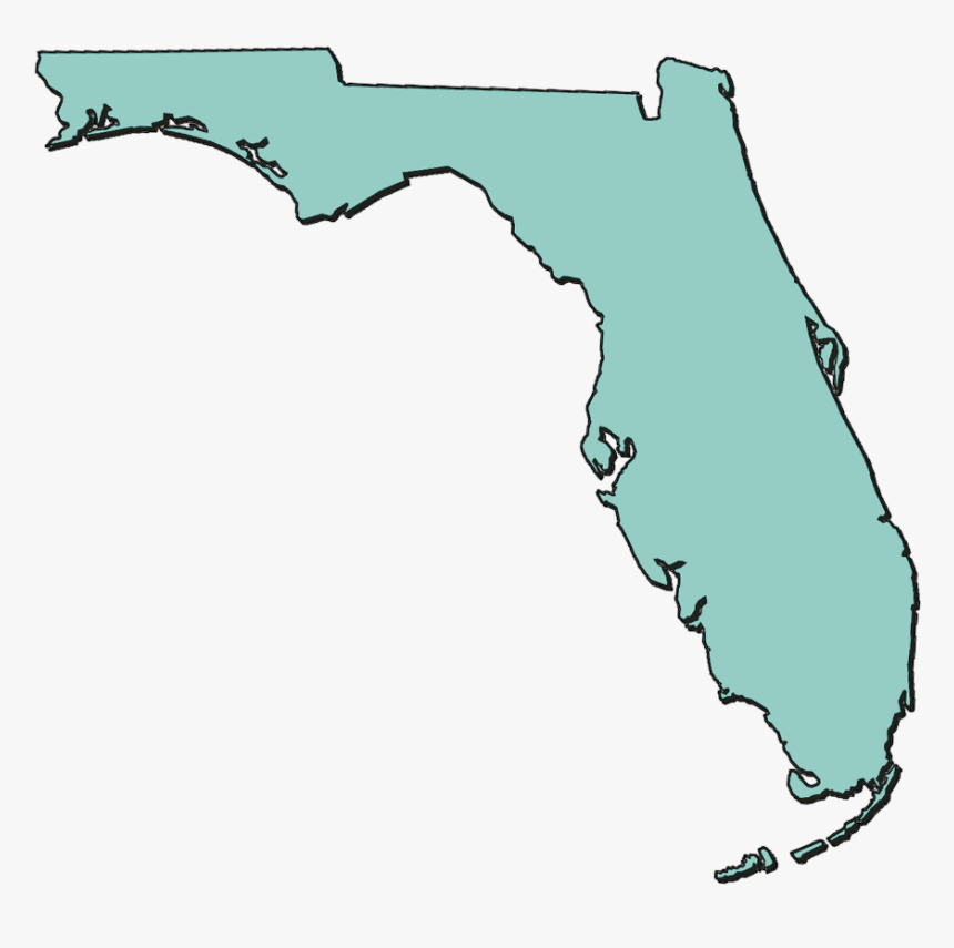 Florida Research Development Alliance - Florida State Map, HD Png Download