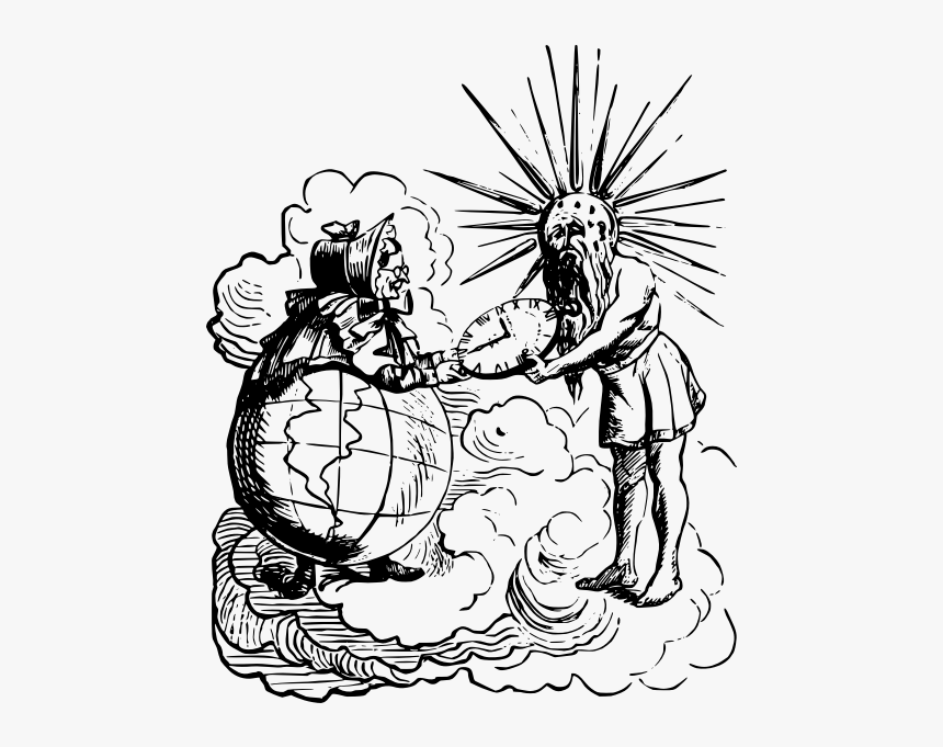 Mother Earth And Old Man Sol - Illustration, HD Png Download