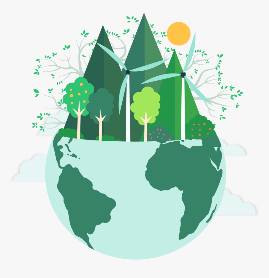 Climate Drawing Earth - Sustainability Clipart, HD Png Download