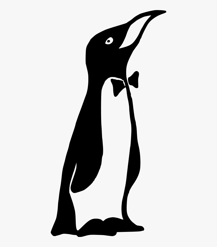 Penguin Black And White Free Penguin Clip Art - Penguin Svg, HD Png Download