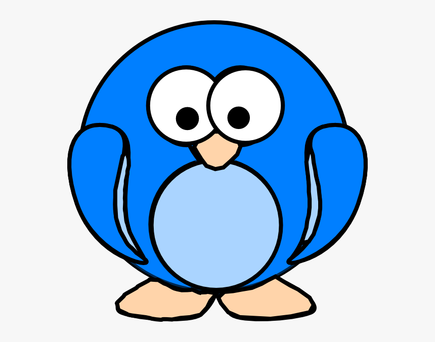Blue Penguin Svg Clip Arts - Penguin Blue Clip Art, HD Png Download