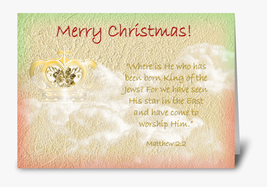 King Of The Jews Greeting Card - Floral Design, HD Png Download