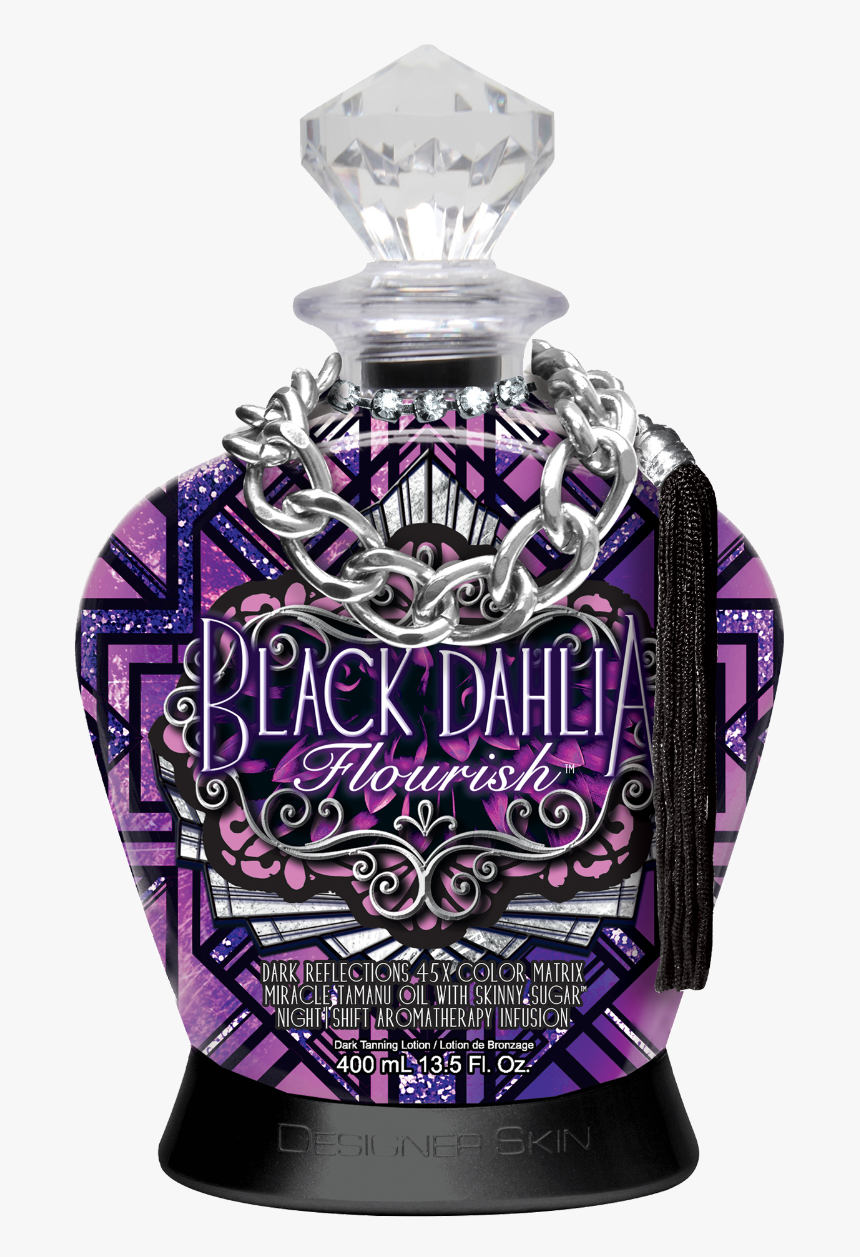 Designer Skin Black Dahlia Flourish, HD Png Download