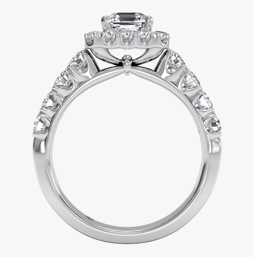 Three Stone Tulip Ring, HD Png Download