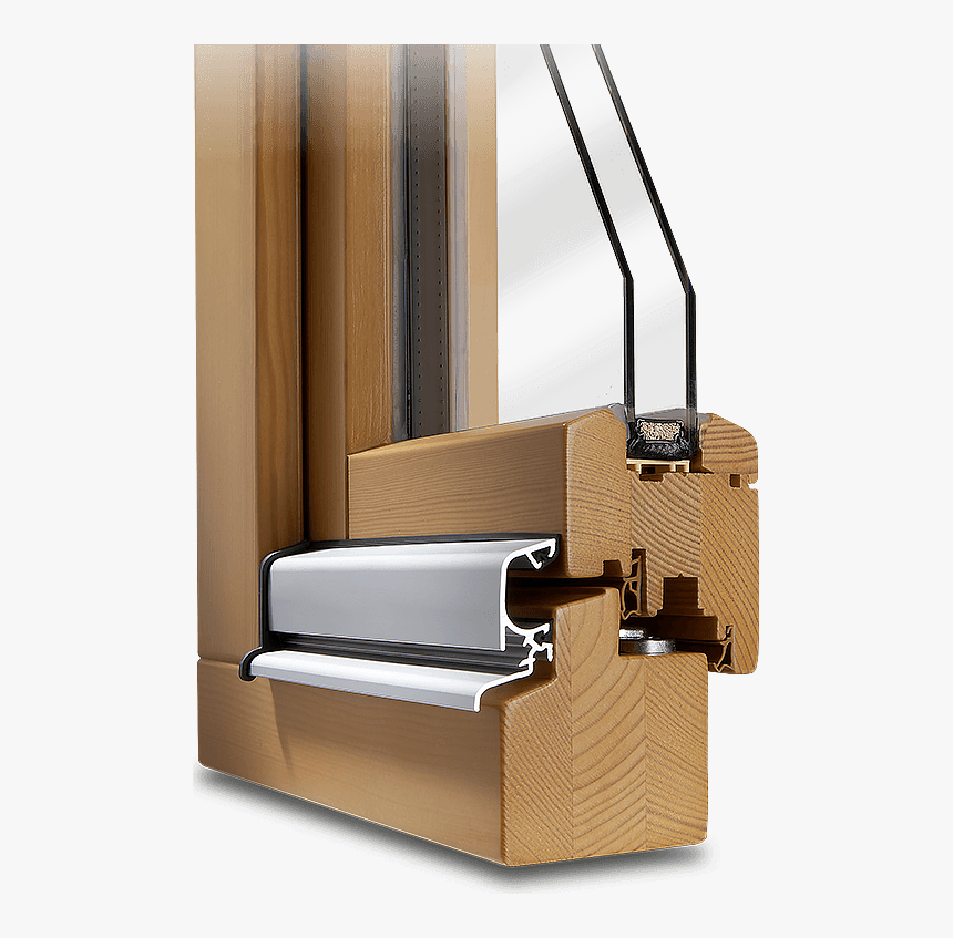 The Classic Line - Holzfenster Regenschiene, HD Png Download