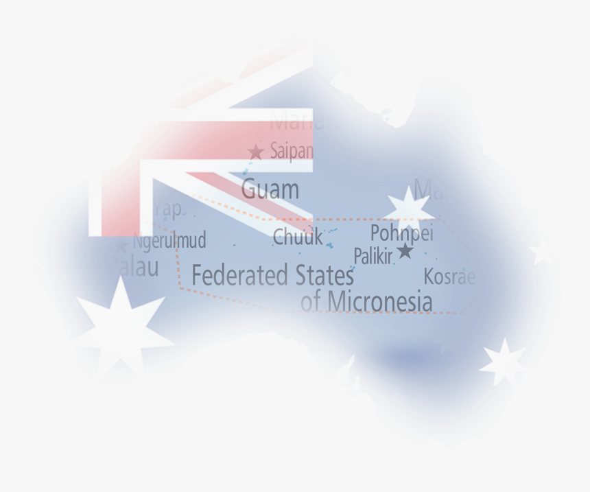 Australia Map N Flag, HD Png Download