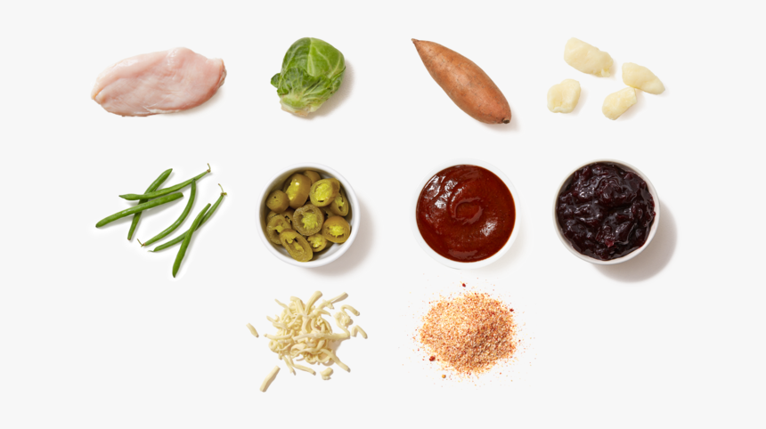 Bbq Chicken & Cheesy Sweet Potatoes With Roasted Green - Seed, HD Png Download