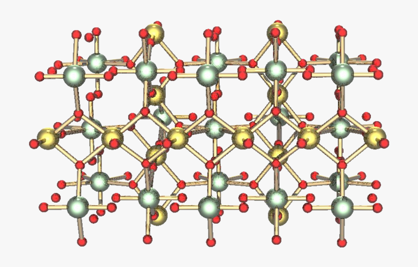 Uo3 Gamma Lattice - Sodium Acetate Crystal Lattice, HD Png Download