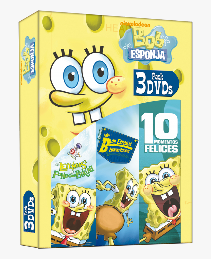 Box Set Bob Esponja - Cartoon, HD Png Download