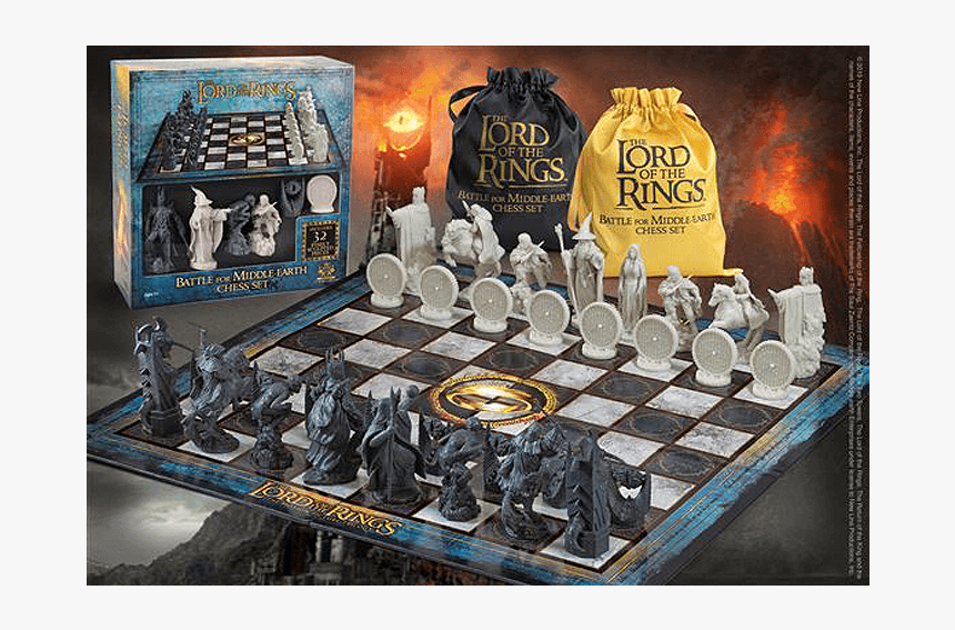 Lord Of The Rings Battle For Middle Earth Chess Set, HD Png Download